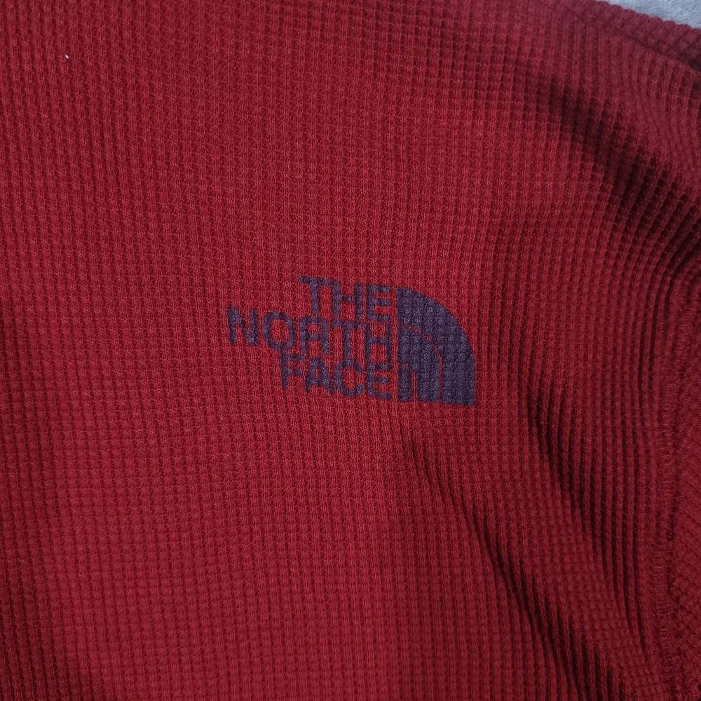 The North Face Shirt Mens L Red Trans-Antarctica Expedition 1990 Waffle Thermal